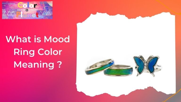 Decoding the Colors of a Mood Ring: What They Mean